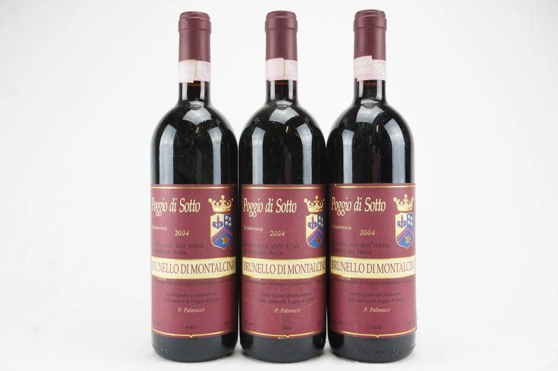      Brunello di Montalcino Poggio di Sotto 2004    - Auction The Art of Collecting - Italian and French wines from selected cellars - Pandolfini Casa d'Aste