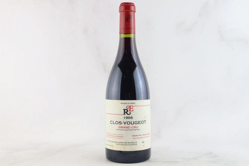 



Clos-Vougeot Domaine Ren&eacute; Engel 1998   - Auction La Joie du Vin - Fine and Rare Wine - Pandolfini Casa d'Aste