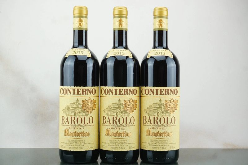 Barolo Monfortino Riserva Giacomo Conterno 2015  - Auction LA RAFFINATEZZA DELLA COMPLESSITA' - Fine and Rare Wine - Pandolfini Casa d'Aste