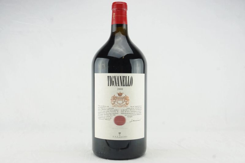 Tignanello Antinori 2000  - Auction THE SIGNIFICANCE OF PASSION - Fine and Rare Wine - Pandolfini Casa d'Aste