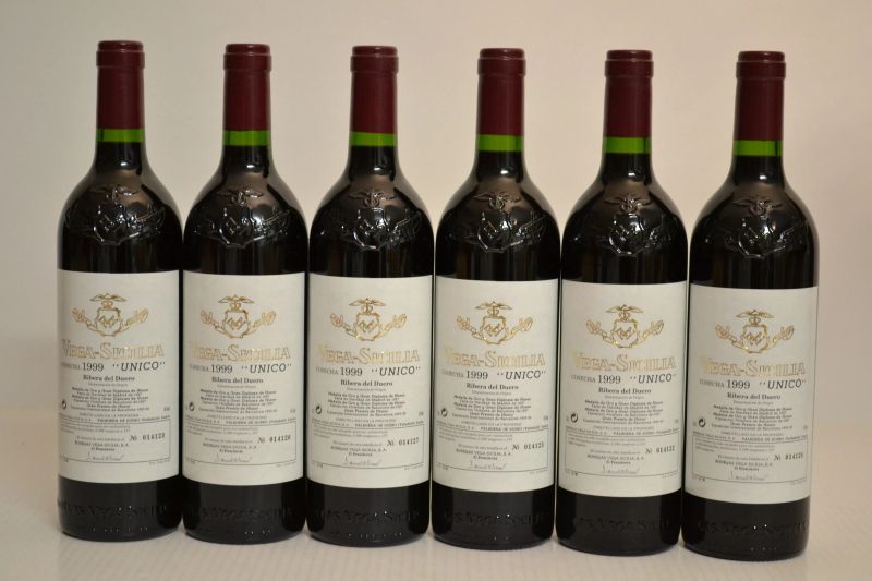 Unico Vega Sicilia 1999  - Auction A Prestigious Selection of Wines and Spirits from Private Collections - Pandolfini Casa d'Aste