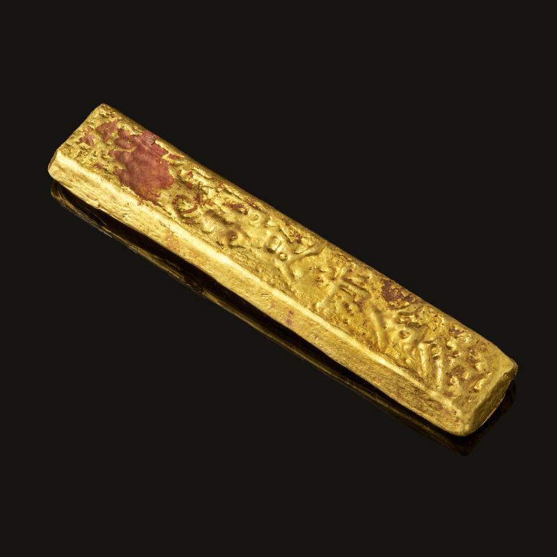 



RED GOLD INGOT, CHINA, QING DYNASTY, 18TH&ndash;19TH CENTURY  - Auction Asian Art | 东方艺术 - Pandolfini Casa d'Aste
