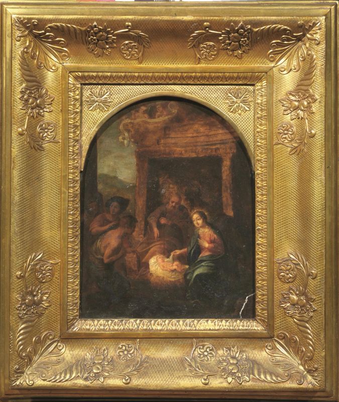 Scuola fiamminga, sec. XVII  - Auction ARCADE | 14th TO 20th CENTURY Paintings - Pandolfini Casa d'Aste