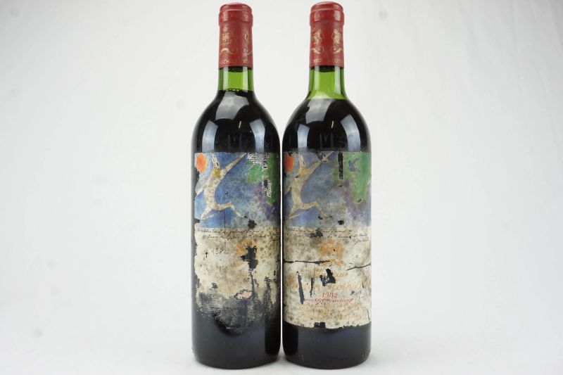      Ch&acirc;teau Mouton Rothschild 1982   - Auction The Art of Collecting - Italian and French wines from selected cellars - Pandolfini Casa d'Aste