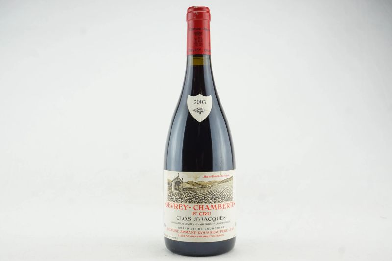 Gevrey-Chambertin Clos Saint Jacques Domaine Armand Rousseau 2003  - Auction THE SIGNIFICANCE OF PASSION - Fine and Rare Wine - Pandolfini Casa d'Aste