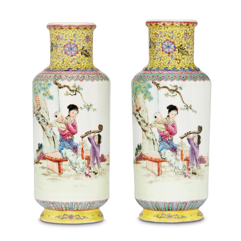 



COPPIA DI VASI, CINA, PERIODO REPUBBLICA, SEC. XX  - Asta Asian Art | 东方艺术 - Pandolfini Casa d'Aste