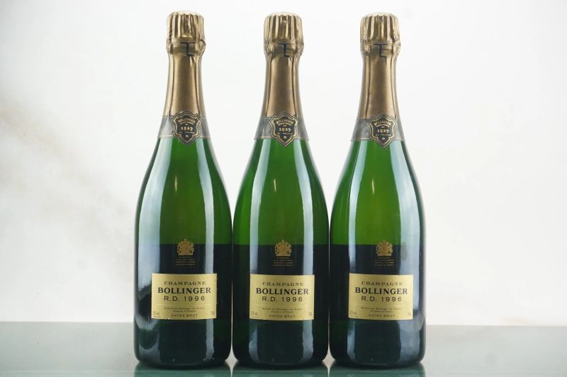 Bollinger R.D. 1996  - Auction LA RAFFINATEZZA DELLA COMPLESSITA' - Fine and Rare Wine - Pandolfini Casa d'Aste