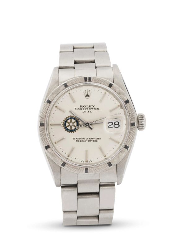 ROLEX OYSTER PERPETUAL DATE IN ACCIAIO REF.15210  - Auction FINE WATCHES - Pandolfini Casa d'Aste