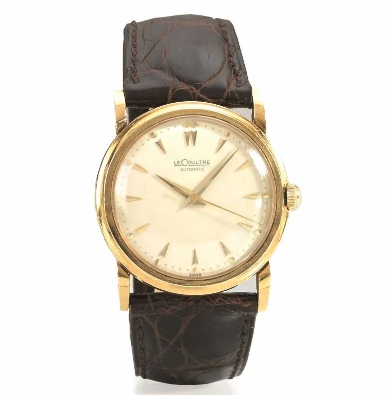 Orologio da polso Le Coutre Automatic, anni '50, in oro giallo 18 kt  - Auction Important Jewels and Watches - I - Pandolfini Casa d'Aste