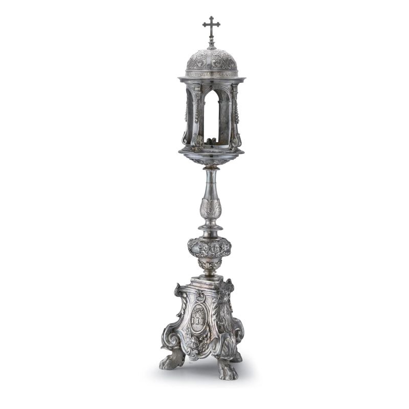 



RELIQUIARIO, SECOLO XIX  - Auction Italian and european silvers - Pandolfini Casa d'Aste