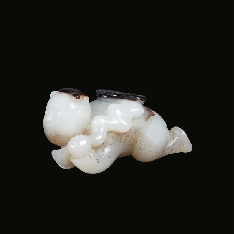 



A SMALL JADE CARVING, CHINA, 20TH CENTURY  - Auction Asian Art | 东方艺术 - Pandolfini Casa d'Aste