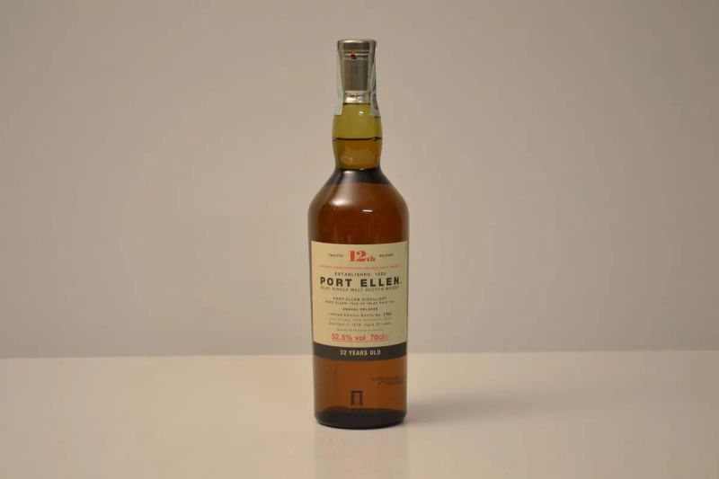 Port Ellen 12th Release 32 Years Old Single Malt Scotch Whisky  - Auction FINE WINES FROM IMPORTANT ITALIAN CELLARS - Pandolfini Casa d'Aste