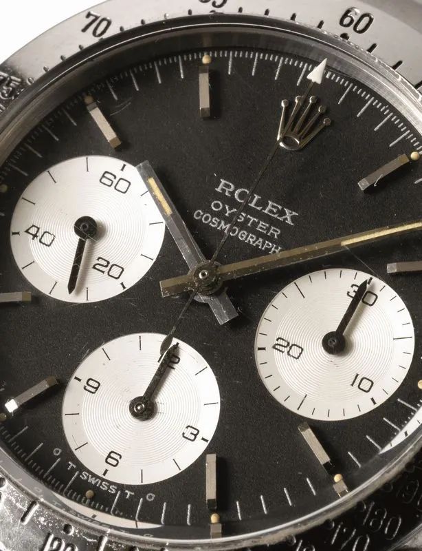 Orologio da polso Rolex Oyster Cosmograph Daytona Ref. 6265, cassa n. 3'878'306, 1970 circa, in acciaio  - Auction Important Jewels and Watches - I - Pandolfini Casa d'Aste