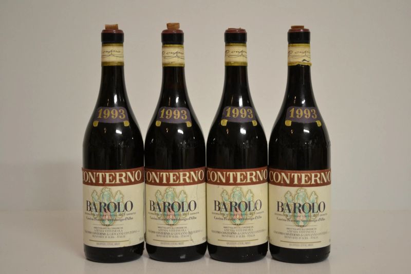 Barolo Cascina Francia Giacomo Conterno 1993  - Asta Una Eccezionale Selezione di Vini e Distillati Internazionali da Collezioni Private - Pandolfini Casa d'Aste