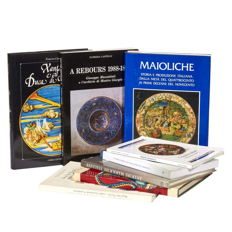 MAIOLICA. ITALY. Lot of 8 volumes  - Auction ONLINE AUCTION | MONTELUPO: RENAISSANCE MAIOLICA - Pandolfini Casa d'Aste