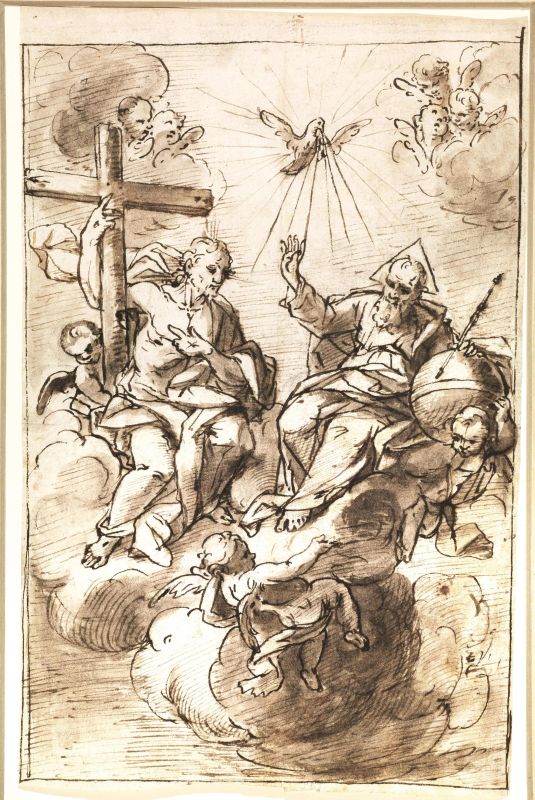 Scuola toscana, inizio sec. XVIII  - Auction Works on paper: 15th to 19th century drawings, paintings and prints - Pandolfini Casa d'Aste