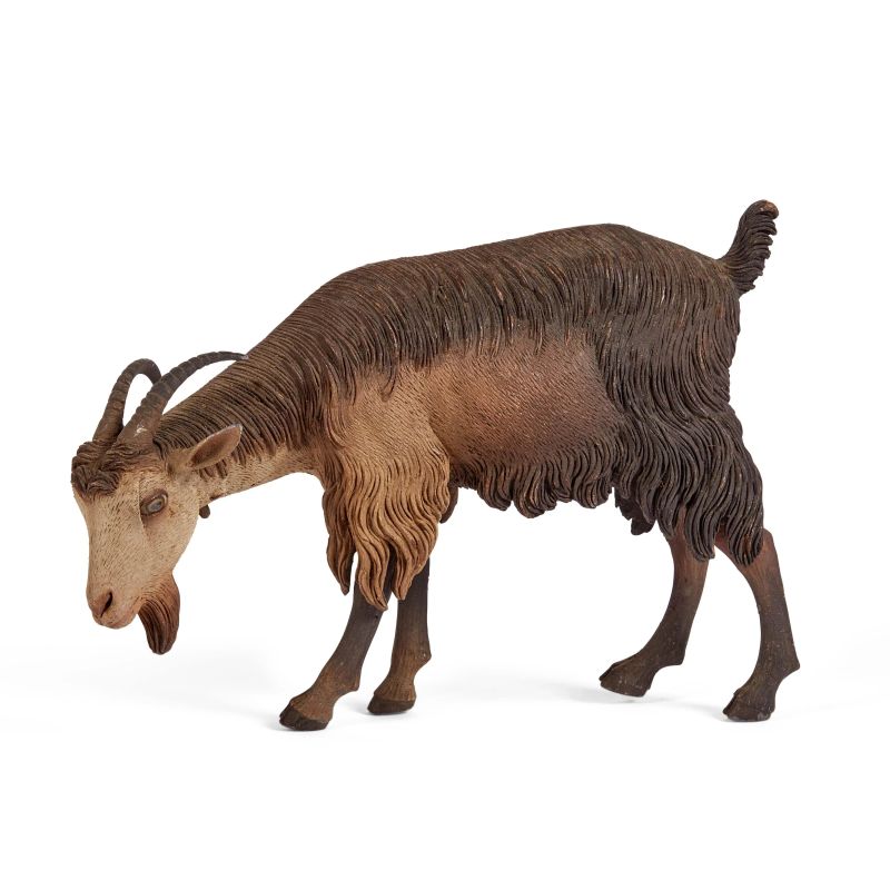 



A GOAT, NAPLES, 18TH/19TH CENTURY  - Auction NEAPOLITAN NATIVITY SHEPHERDS - Pandolfini Casa d'Aste