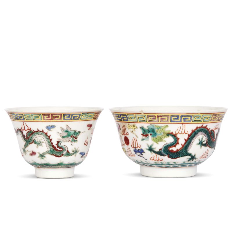TWO BOWLS, CHINA, QING DYNASTY, 19TH CENTURY  - Auction Asian Art - Pandolfini Casa d'Aste