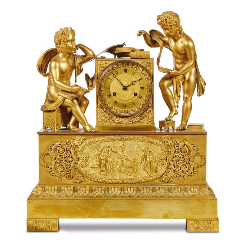 



A FRENCH MANTEL CLOCK, FIRST HALF 19TH CENTURY  - Auction INTERNATIONAL FINE ART - Pandolfini Casa d'Aste