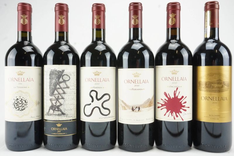      Ornellaia Vendemmia d&rsquo;Artista   - Auction The Art of Collecting - Italian and French wines from selected cellars - Pandolfini Casa d'Aste