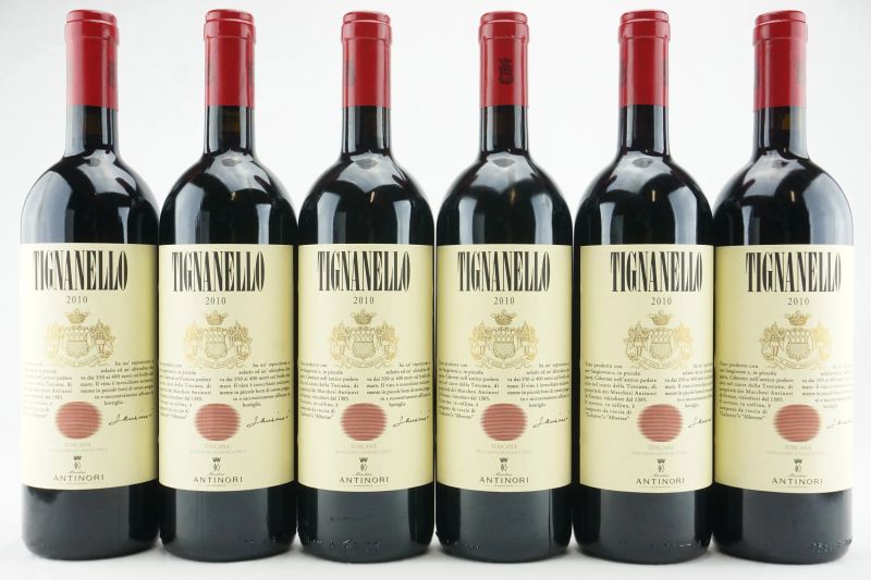 Tignanello Antinori 2010  - Auction THE SIGNIFICANCE OF PASSION - Fine and Rare Wine - Pandolfini Casa d'Aste