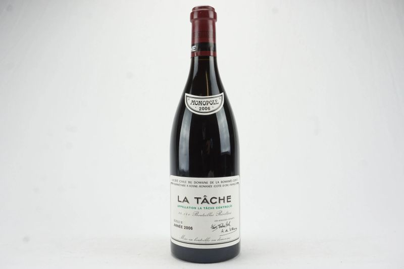      La T&acirc;che Domaine de la Roman&eacute;e Conti 2006    - Auction The Art of Collecting - Italian and French wines from selected cellars - Pandolfini Casa d'Aste