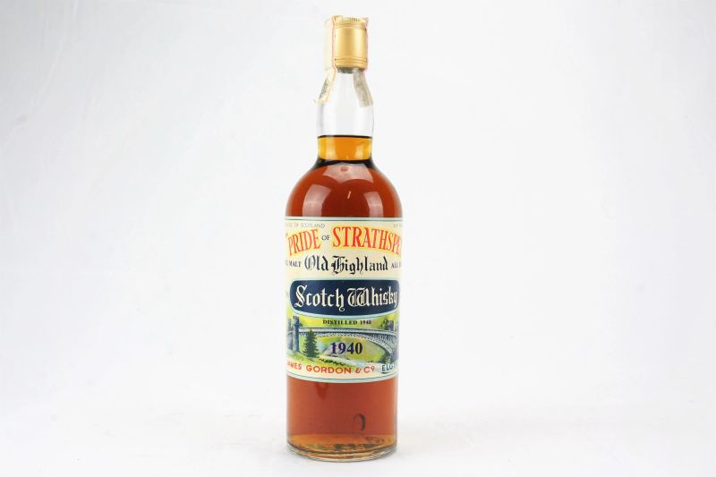      Pride of Strathspey 1940   - Asta Whisky e Distillati da Collezione - Pandolfini Casa d'Aste