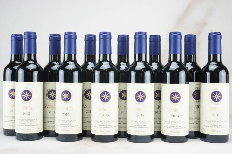 Sassicaia Tenuta San Guido 2015  - Auction L'Armonia del Tempo | FINEST AND RAREST WINES - Pandolfini Casa d'Aste