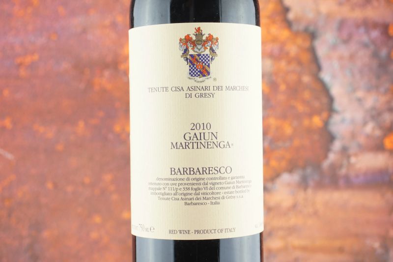 Barbaresco Gaiun Martinenga Tenute Cisa Asinari Marchesi di Gresy 2010  - Auction Smart Wine 2.0 | Summer Edition - Pandolfini Casa d'Aste