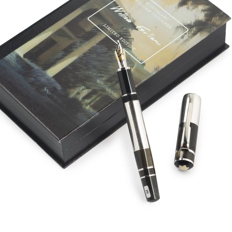 Montblanc : MONTBLANC WILLIAM FAULKNER PENNA STILOGRAFICA SERIE SCRITTORI EDIZIONE LIMITATA N.13956/16000, ANNO 2007  - Asta ARCADE |  OROLOGI E PENNE DA COLLEZIONE - Pandolfini Casa d'Aste