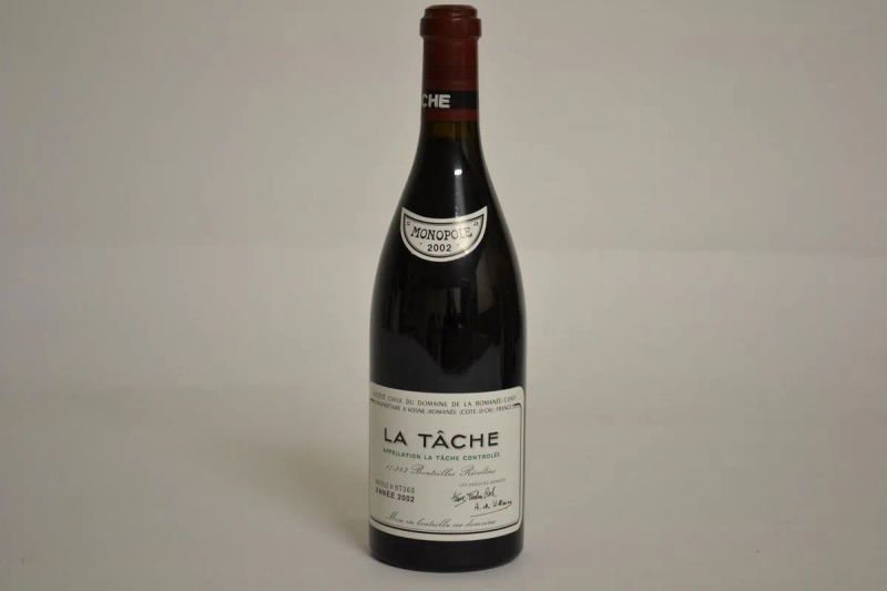 La Tache Domaine de la Romanee Conti 2002  - Auction PANDOLFINI FOR EXPO 2015: Finest and rarest wines - Pandolfini Casa d'Aste