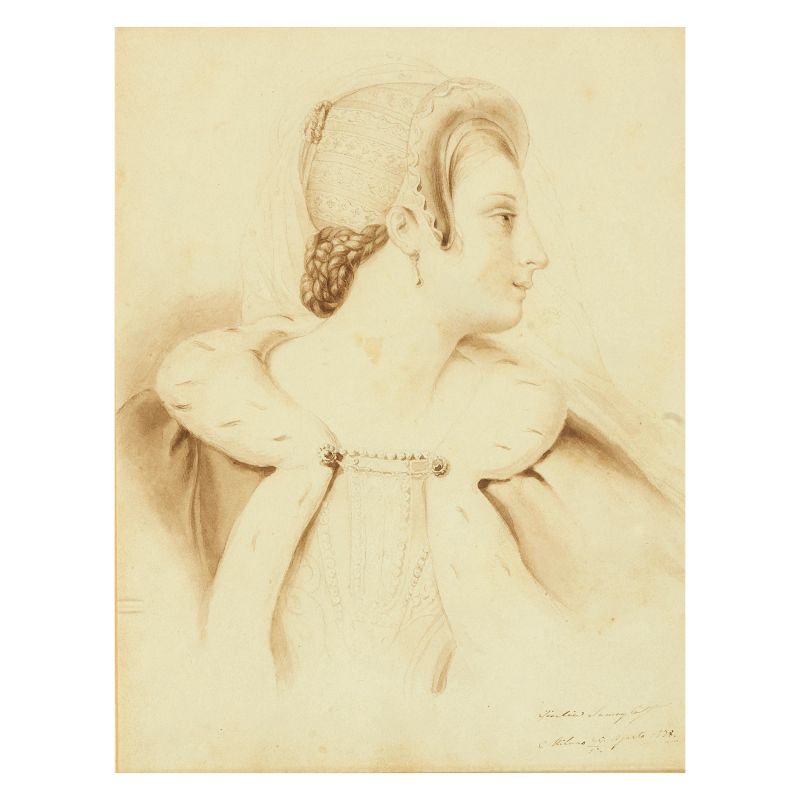 Lombard Artist, 19th century  - Auction PRINTS AND DRAWINGS FROM 15TH TO 19TH CENTURY - Pandolfini Casa d'Aste