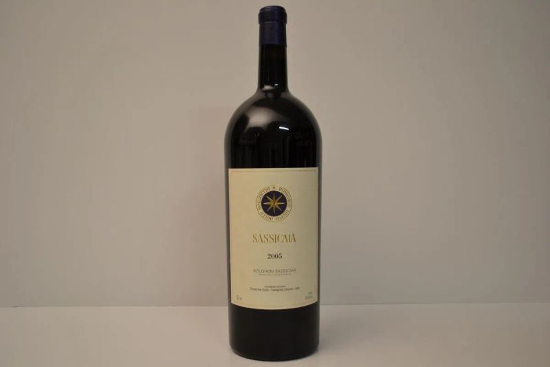 Sassicaia Tenuta San Guido 2005  - Auction Fine Wine and an Extraordinary Selection From the Winery Reserves of Masseto - Pandolfini Casa d'Aste