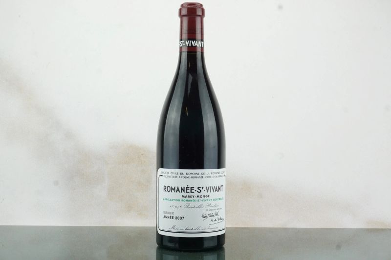 Roman&eacute;e Saint-Vivant Marey-Monge Domaine de la Roman&eacute;e Conti 2007  - Auction LA RAFFINATEZZA DELLA COMPLESSITA' - Fine and Rare Wine - Pandolfini Casa d'Aste