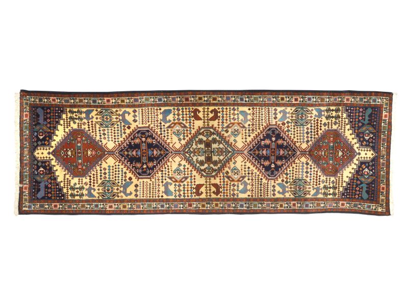      TAPPETO SHIRAZ, YALAMEH, PERSIA, 1940   - Auction Online Auction | Furniture, Works of Art and Paintings from Veneta propriety - Pandolfini Casa d'Aste