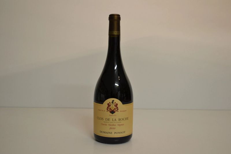 Clos de la Roche Cuv&eacute;e Vieilles Vignes Domaine Ponsot 2010  - Asta Una Prestigiosa Selezione di Vini e Distillati da Collezioni Private - Pandolfini Casa d'Aste