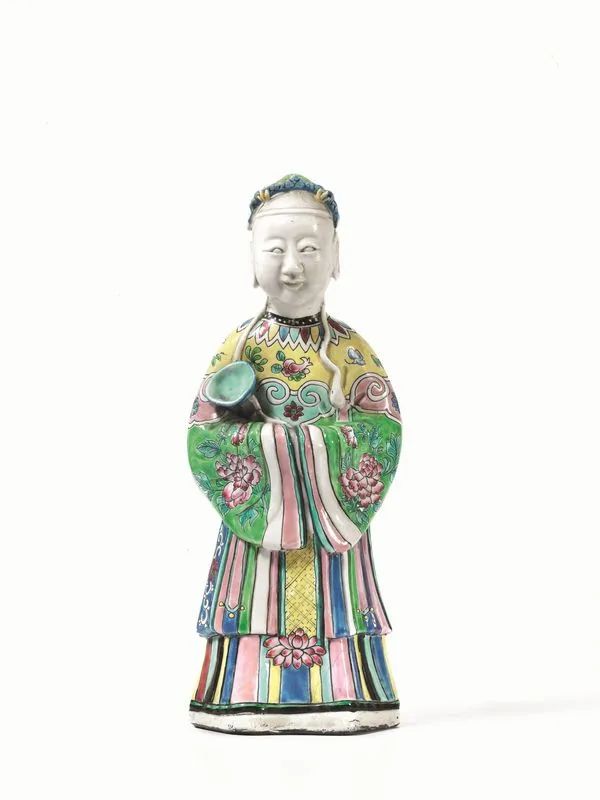 FIGURA, CINA SEC. XVIII  - Auction Asian Art - Pandolfini Casa d'Aste