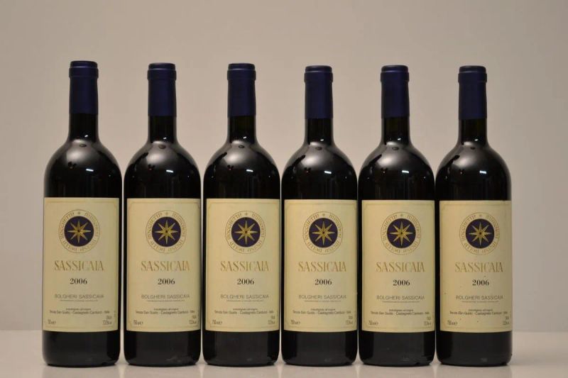 Sassicaia Tenuta San Guido 2006  - Asta VINI PREGIATI DA IMPORTANTI CANTINE ITALIANE - Pandolfini Casa d'Aste