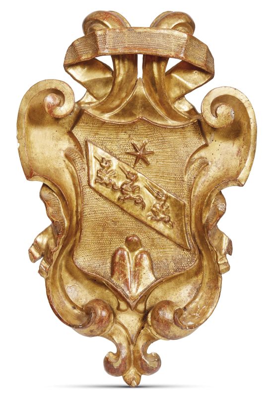 A SMALL TUSCAN ARMORIAL PANEL, 18TH CENTURY  - Auction furniture and works of art - Pandolfini Casa d'Aste