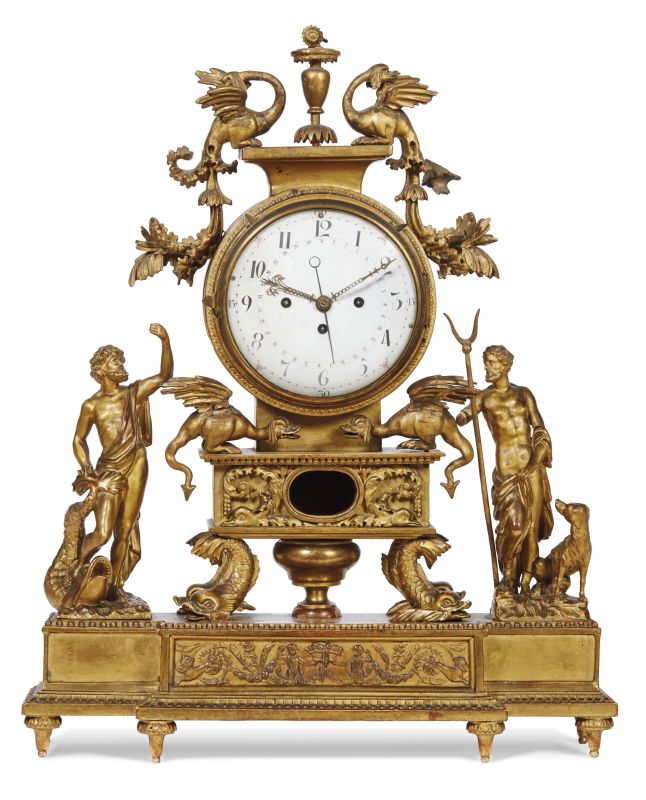      OROLOGIO DA CAMINO, TOSCANA, PERIODO LUIGI XVI   - Auction italian  FURNITURE AND WORKS OF ART - Pandolfini Casa d'Aste