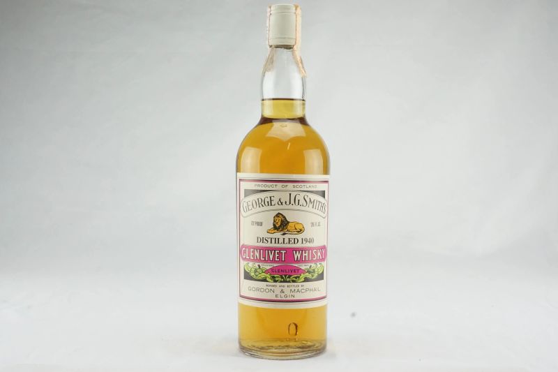 Glenlivet 1940  - Asta Dal Rosso all'Oro - Whisky e Distillati da Collezione - Pandolfini Casa d'Aste