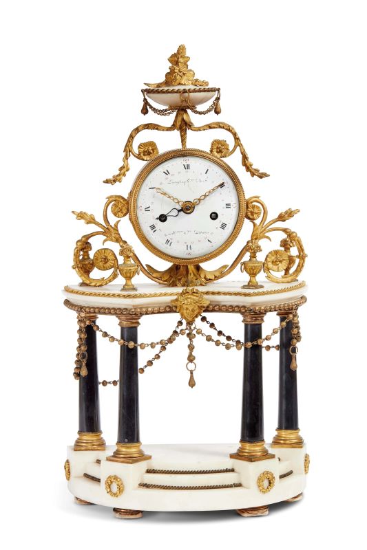      OROLOGIO A PORTICO, FRANCIA, INIZI SECOLO XIX   - Auction European furniture and works of art - Pandolfini Casa d'Aste