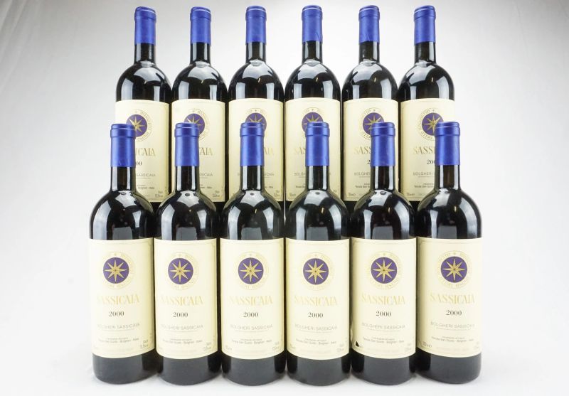      Sassicaia Tenuta San Guido 2000   - Auction The Art of Collecting - Italian and French wines from selected cellars - Pandolfini Casa d'Aste