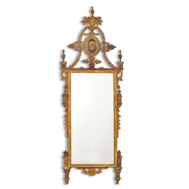 



A TUSCAN MIRROR, LATE 18TH CENTURY  - Auction FURNITURE, WORKS OF ART AND MAJOLICA - Pandolfini Casa d'Aste