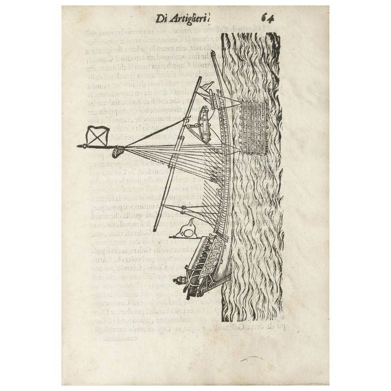 Gentilini, Eugenio. Instruttione di artiglieri. Venezia, de' Franceschi, 1598.  - Auction BOOKS, MANUSCRIPTS,  AUTOGRAPHS AND PRINTS - Pandolfini Casa d'Aste
