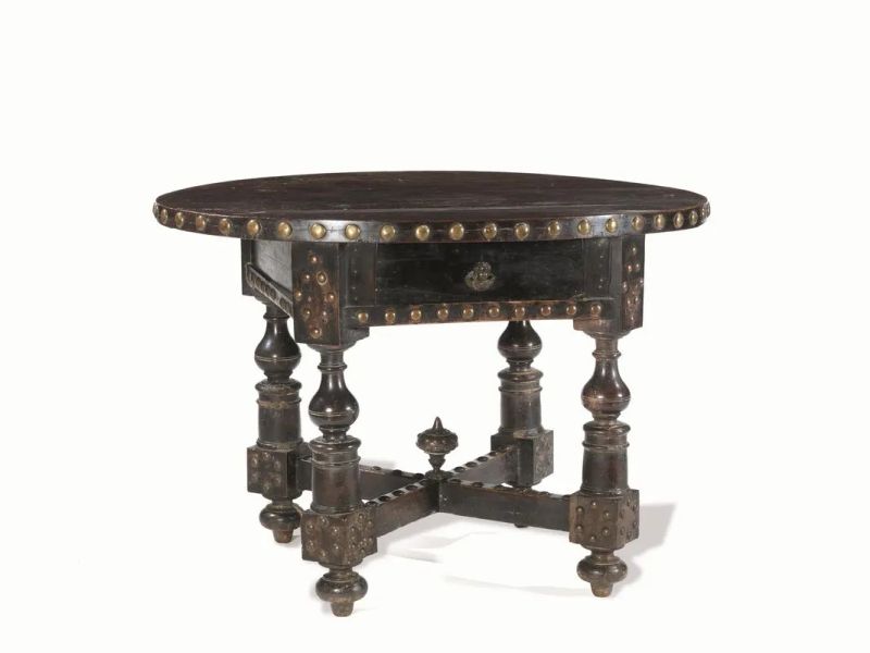 TAVOLO, BOLOGNA, MET&Agrave; SECOLO XVII  - Auction Important Furniture and Works of Art - Pandolfini Casa d'Aste