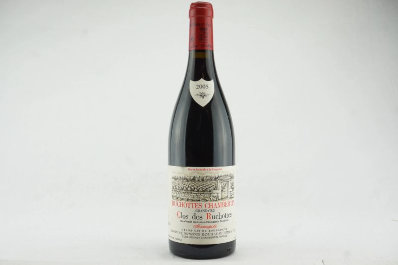 Ruchottes Chambertin Clos des Ruchottes Domaine Armand Rousseau 2005  - Auction THE SIGNIFICANCE OF PASSION - Fine and Rare Wine - Pandolfini Casa d'Aste