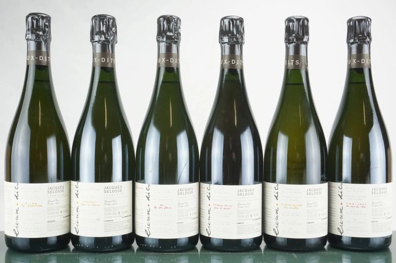 Collection Lieux-Dits Extra-Brut Jacques Selosse  - Auction L'Essenziale - Fine and Rare Wine - Pandolfini Casa d'Aste