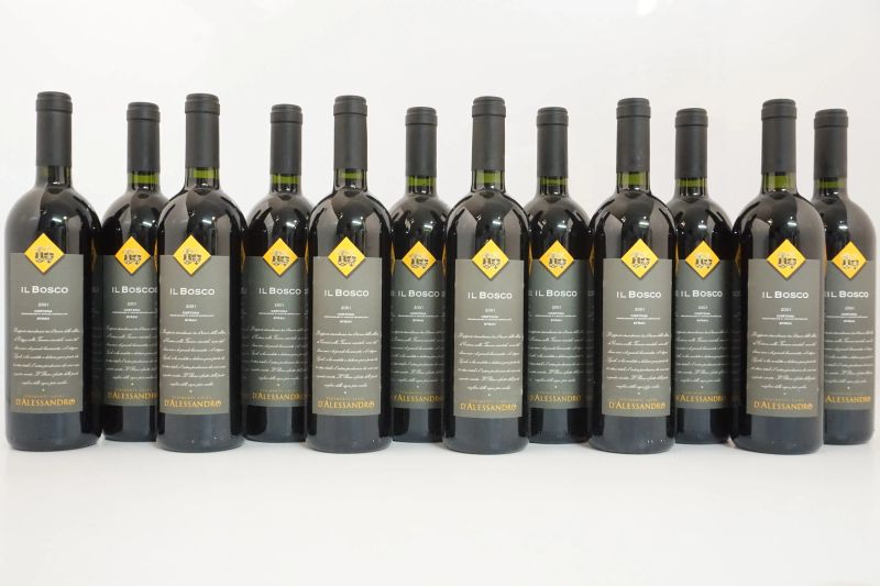      Il Bosco Tenimenti Luigi d'Alessandro 2001   - Auction Online Auction | Smart Wine & Spirits - Pandolfini Casa d'Aste