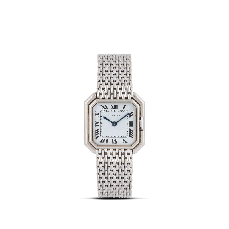 Cartier : 



CARTIER PARIS CEINTURE IN ORO BIANCO  - Asta OROLOGI DA POLSO E DA TASCA - Pandolfini Casa d'Aste
